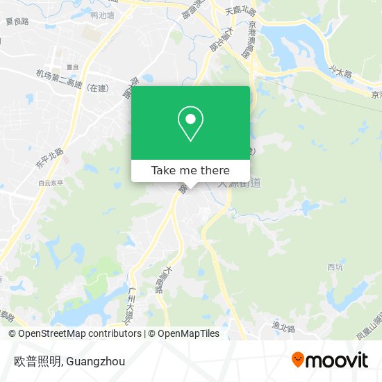 欧普照明 map