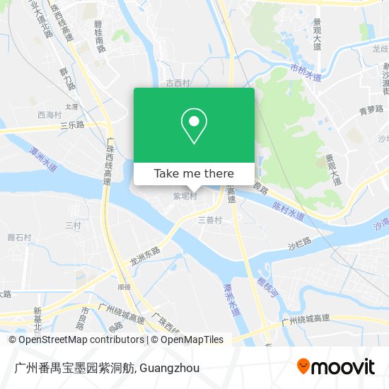 广州番禺宝墨园紫洞舫 map
