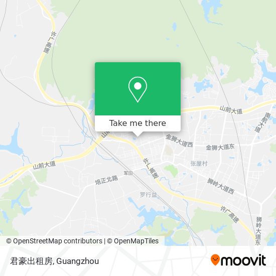 君豪出租房 map