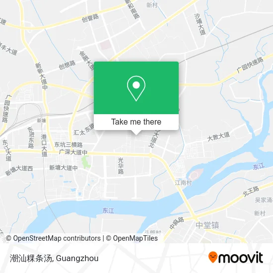 潮汕粿条汤 map