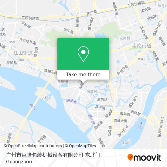 广州市巨隆包装机械设备有限公司-东北门 map