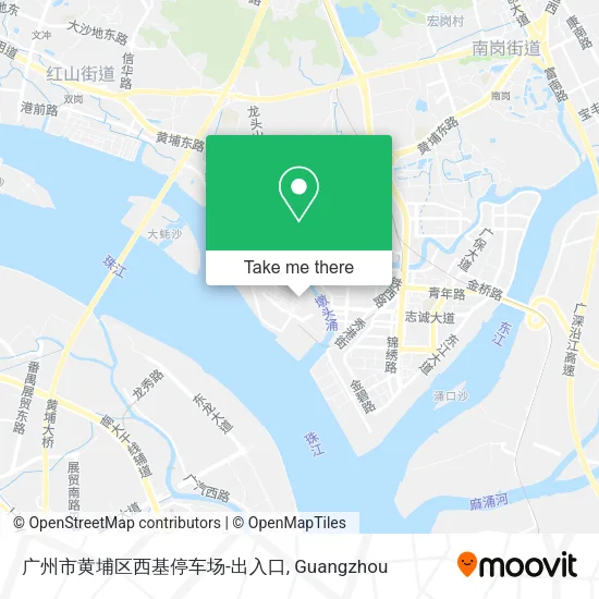 广州市黄埔区西基停车场-出入口 map