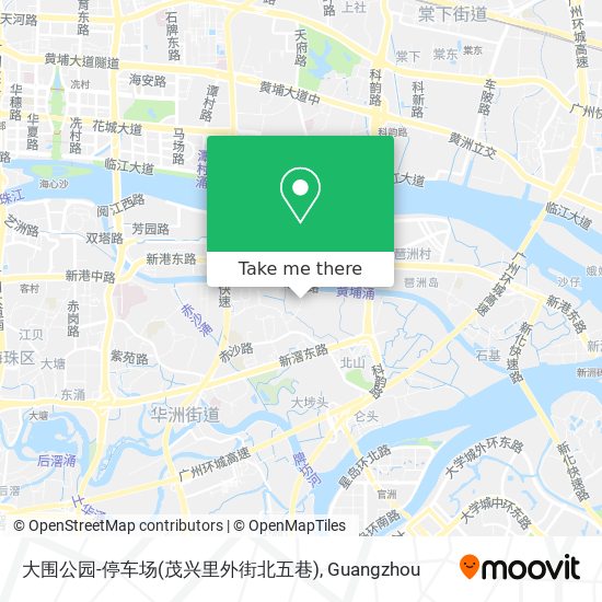 大围公园-停车场(茂兴里外街北五巷) map