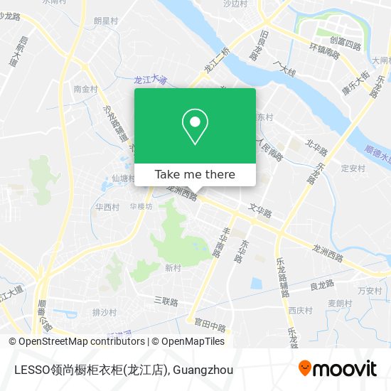 LESSO领尚橱柜衣柜(龙江店) map