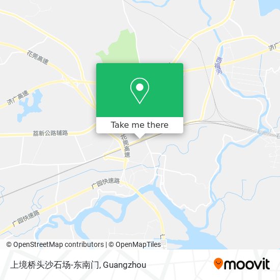 上境桥头沙石场-东南门 map