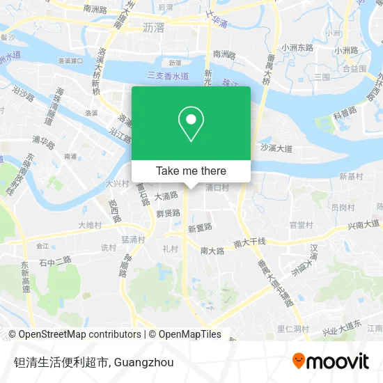 钽清生活便利超市 map