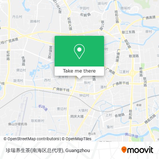 珍瑞养生茶(南海区总代理) map
