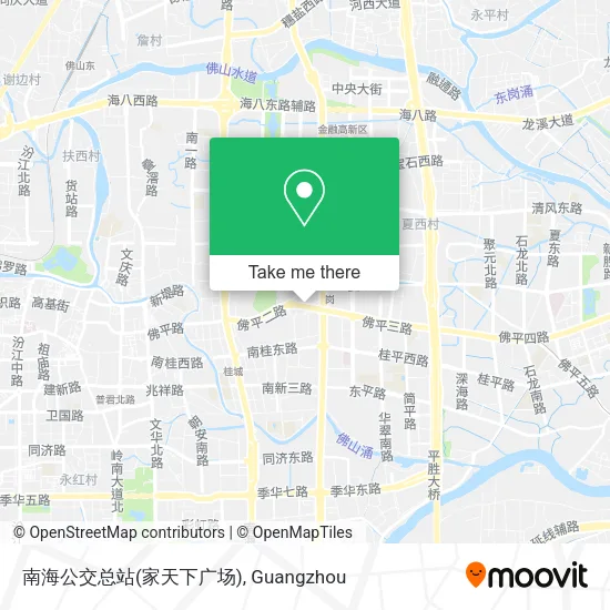 南海公交总站(家天下广场) map