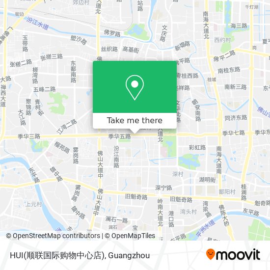 HUI(顺联国际购物中心店) map