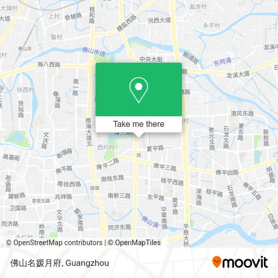 佛山名媛月府 map