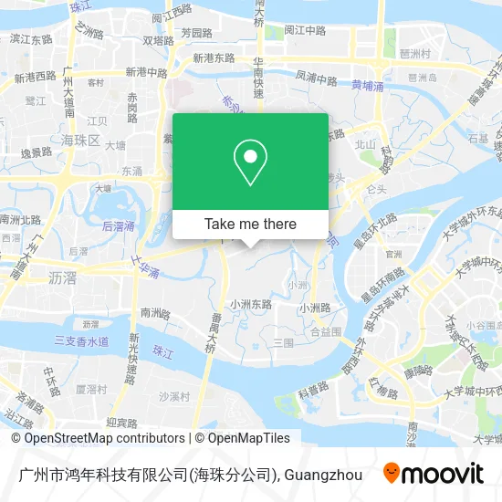 广州市鸿年科技有限公司(海珠分公司) map