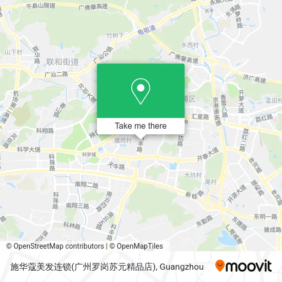 施华蔻美发连锁(广州罗岗苏元精品店) map