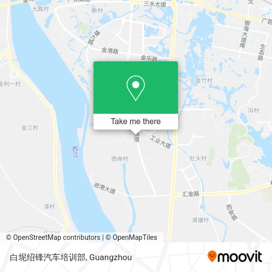 白坭绍锋汽车培训部 map