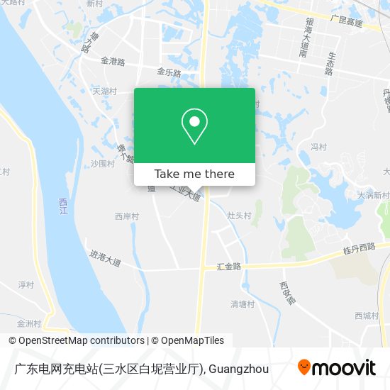 广东电网充电站(三水区白坭营业厅) map
