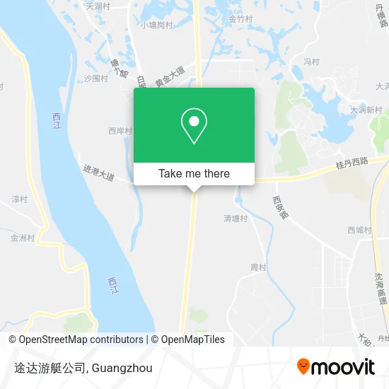 途达游艇公司 map