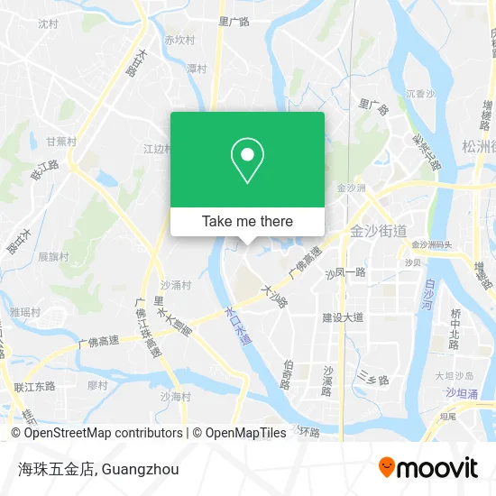 海珠五金店 map