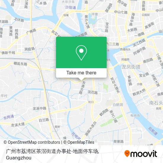 广州市荔湾区茶滘街道办事处-地面停车场 map