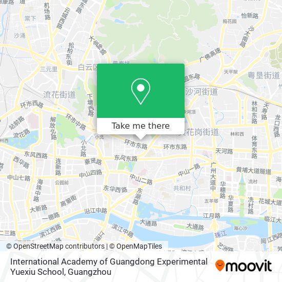 International Academy of Guangdong Experimental Yuexiu School map