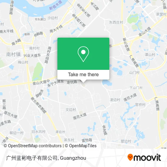 广州蓝彬电子有限公司 map