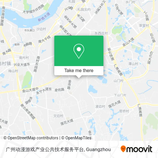 广州动漫游戏产业公共技术服务平台 map
