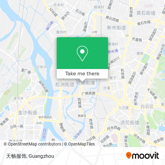 天畅服饰 map