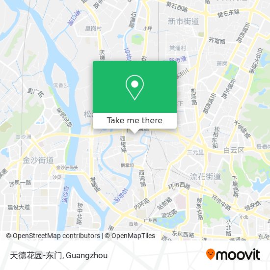 天德花园-东门 map