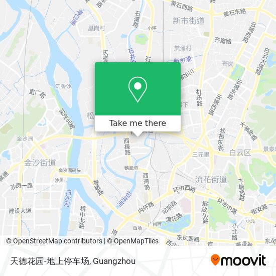 天德花园-地上停车场 map