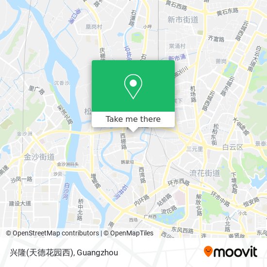 兴隆(天德花园西) map