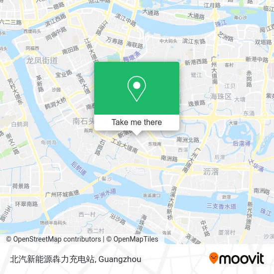 北汽新能源犇力充电站 map