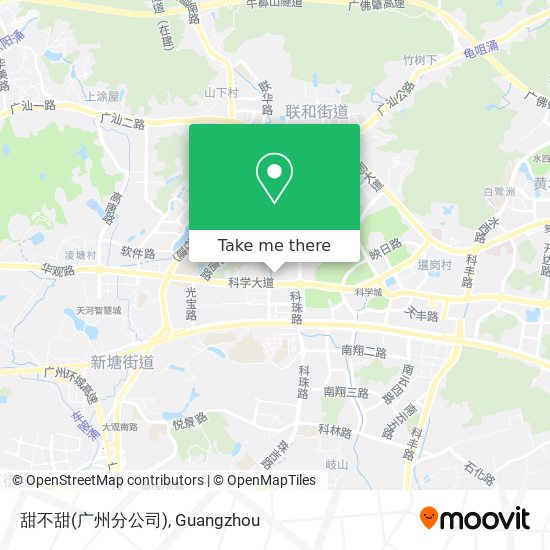 甜不甜(广州分公司) map