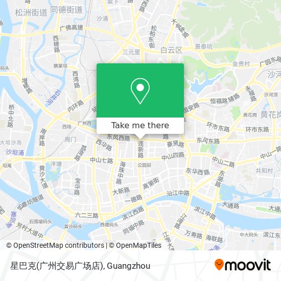 星巴克(广州交易广场店) map