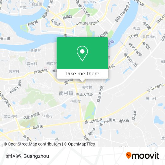 新区路 map