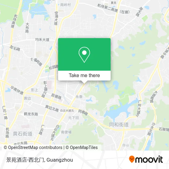 景苑酒店-西北门 map