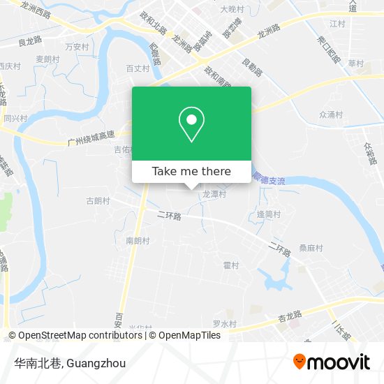 华南北巷 map