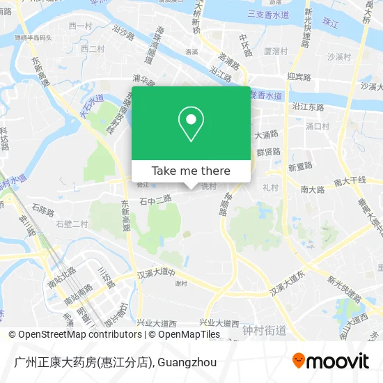 广州正康大药房(惠江分店) map