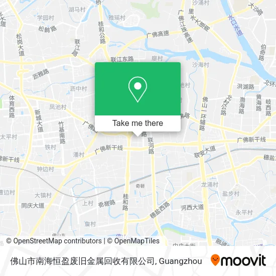 佛山市南海恒盈废旧金属回收有限公司 map