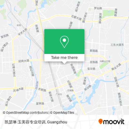 凯瑟琳·玉美容专业培训 map