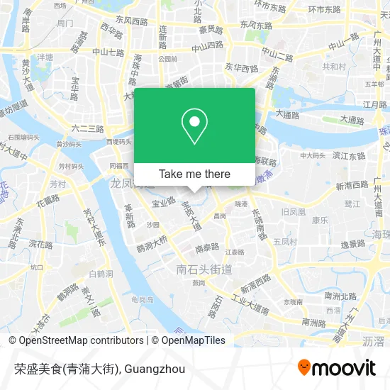 荣盛美食(青蒲大街) map