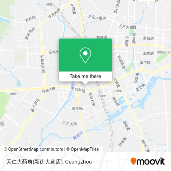 天仁大药房(新街大道店) map
