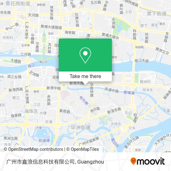 广州市鑫浪信息科技有限公司 map
