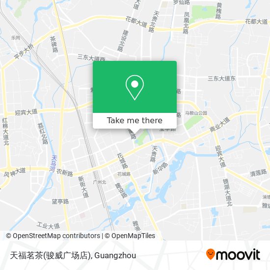 天福茗茶(骏威广场店) map
