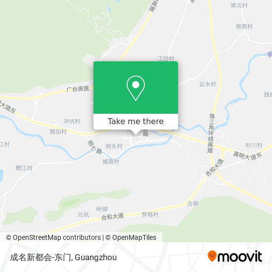 成名新都会-东门 map