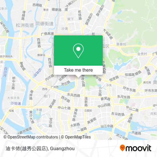 迪卡侬(越秀公园店) map