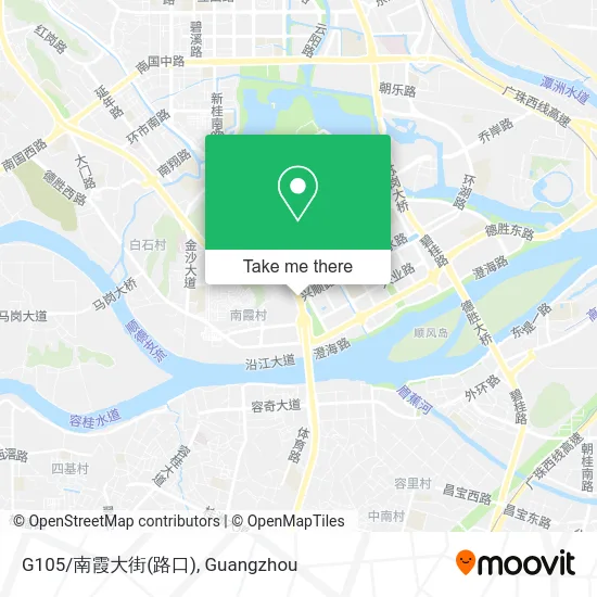 G105/南霞大街(路口) map