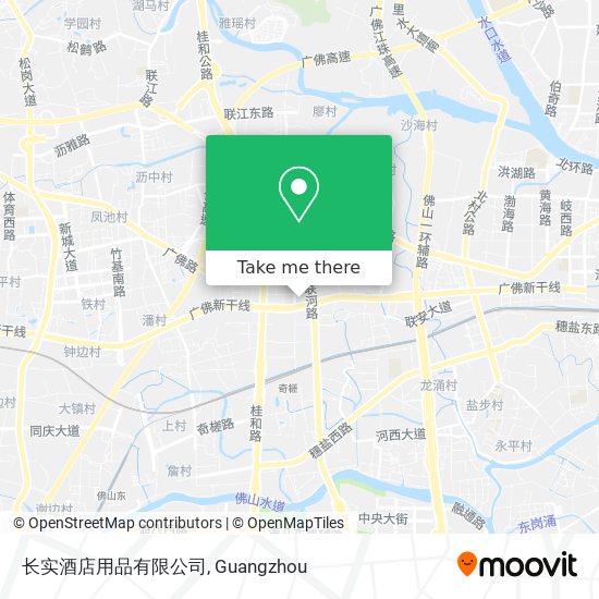 长实酒店用品有限公司 map
