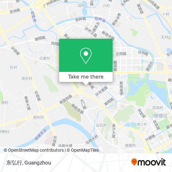 东弘行 map