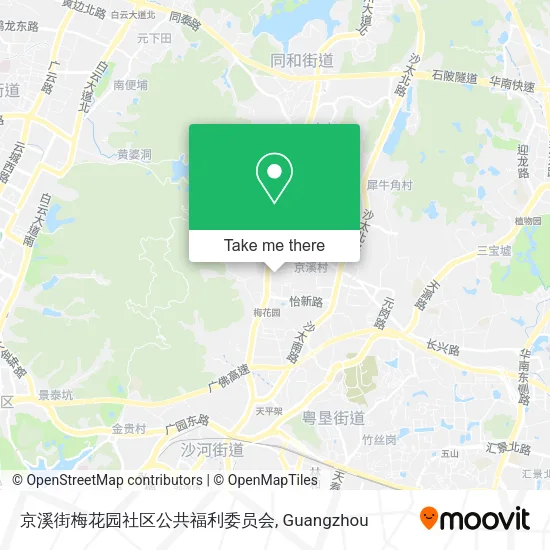 京溪街梅花园社区公共福利委员会 map