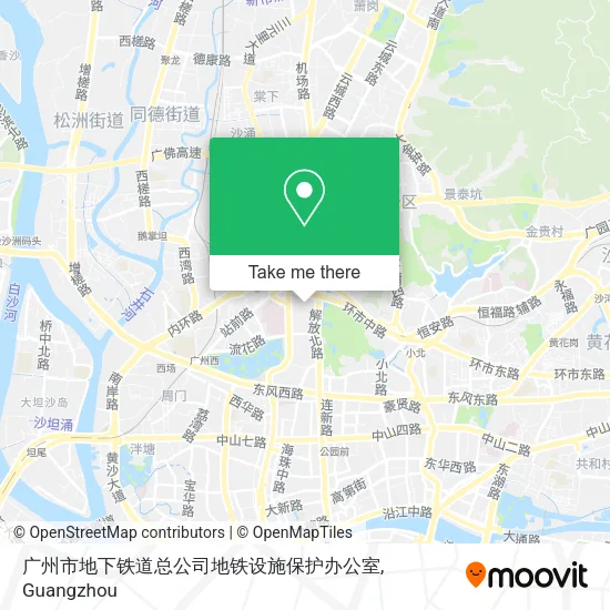 广州市地下铁道总公司地铁设施保护办公室 map