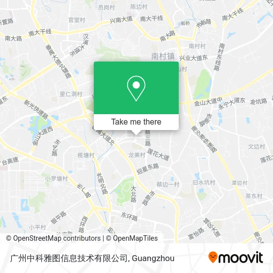 广州中科雅图信息技术有限公司 map