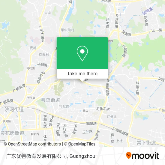 广东优善教育发展有限公司 map